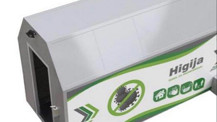 Higija tuneli za dezinfekciju ljudi, prtljage i široke potrošnje