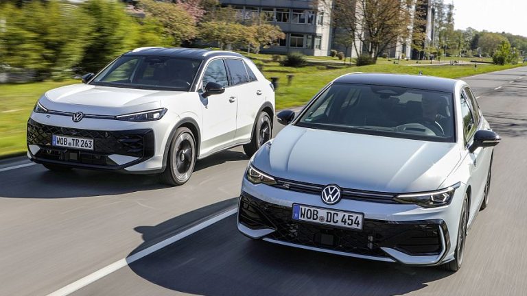 Volkswagen T-Roc and Golf