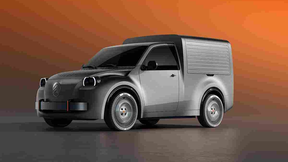 Citroën 2 CV Fourgonnette je koncept teretne verzije novog "spačeka" Citroën 2 CV koji je isto koncept