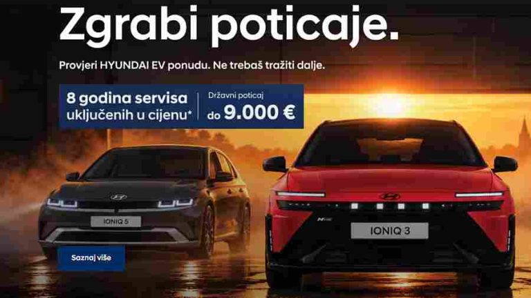 Električni Hyundai automobili uz poticaje dostupni su već od 14.490 eura