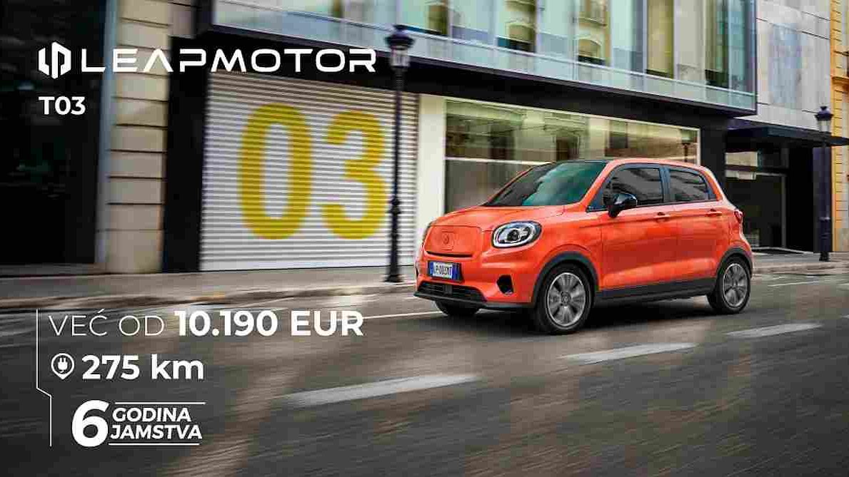 leapmotor potivaji ok POTICAJI SU TU! Uvjerljivo najjeftinija kupnja u Hrvatskoj je automobil Leapmotor T03 po cijeni od samo 10.190 eura uz doseg 275 km i 6 godina jamstva
