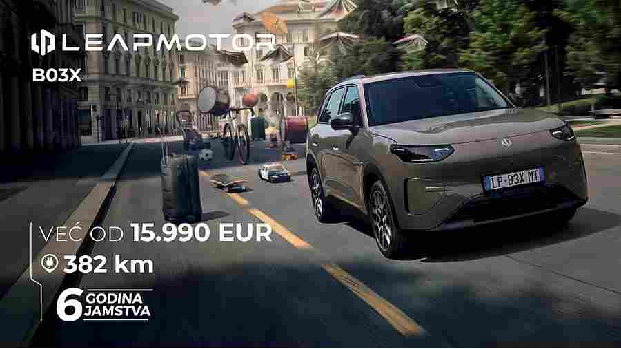 POTICAJI SU TU! Uvjerljivo najjeftinija kupnja u Hrvatskoj je automobil Leapmotor T03 po cijeni od samo 10.190 eura uz doseg 275 km i 6 godina jamstva